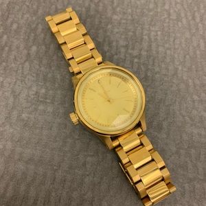 NIXON Facet 38mm gold watch